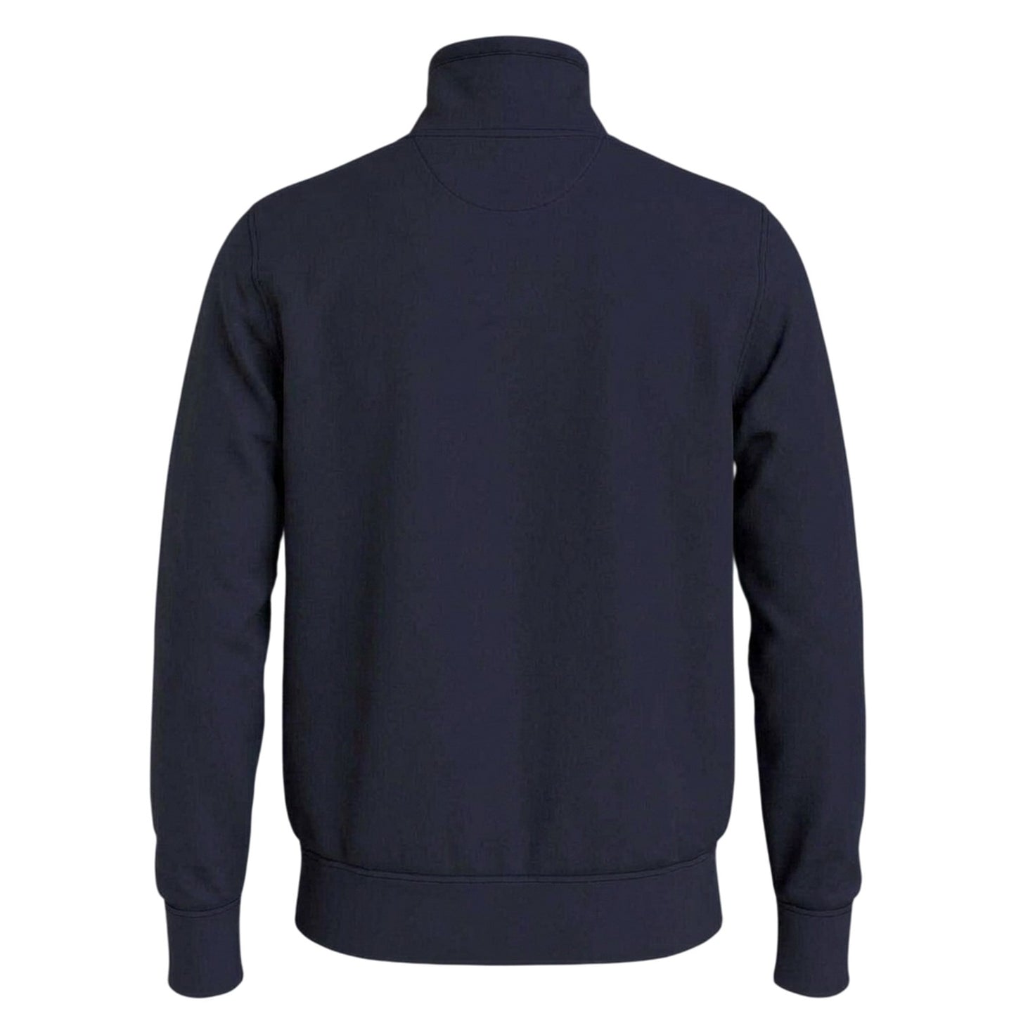 Desert Sky - Back - Tommy Hilfiger Mens Logo Mock Neck Sweatshirt