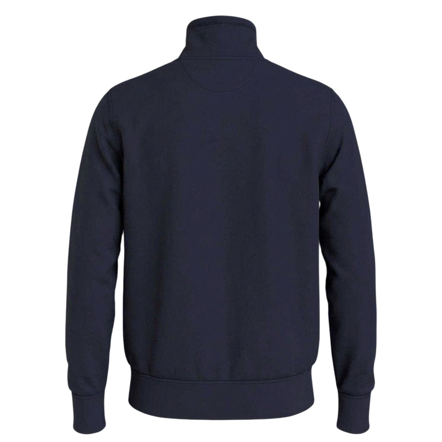 Desert Sky - Back - Tommy Hilfiger Mens Logo Mock Neck Sweatshirt