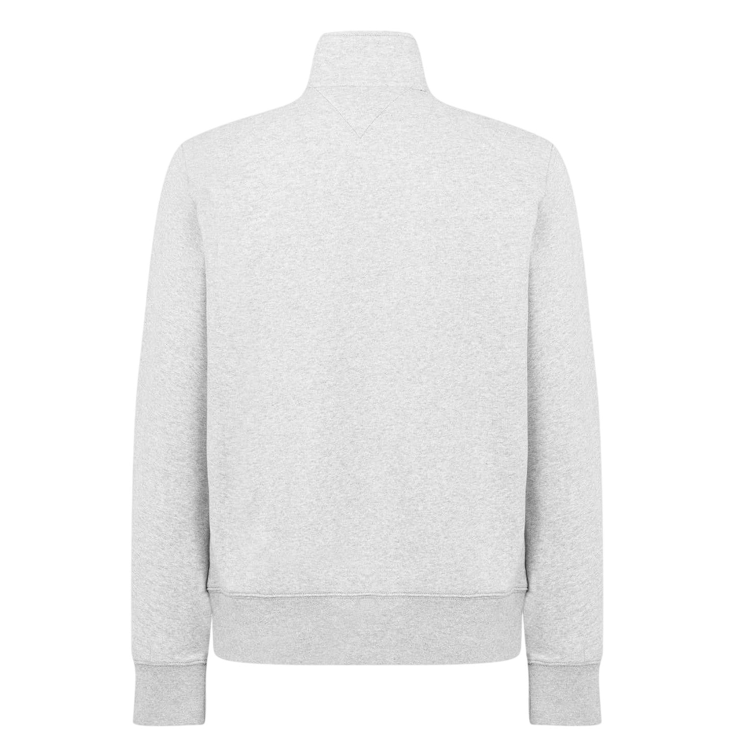 Grey - Back - Tommy Hilfiger Mens Logo Mock Neck Sweatshirt