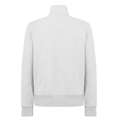 Grey - Back - Tommy Hilfiger Mens Logo Mock Neck Sweatshirt