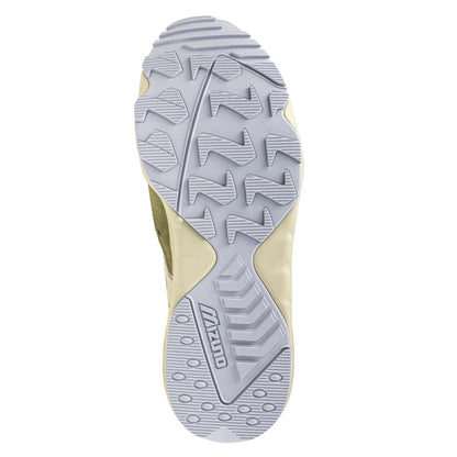 Green-White - Pack Shot - Mizuno Mens Contender Sportstyle Suede Shoes
