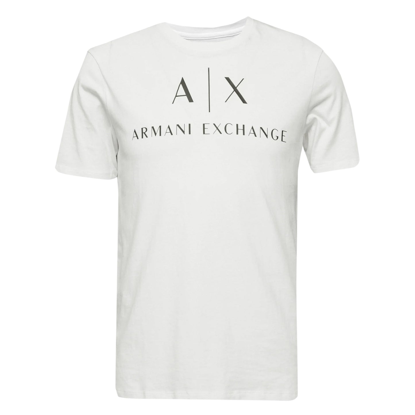 White - Front - Armani Exchange Mens Logo T-Shirt
