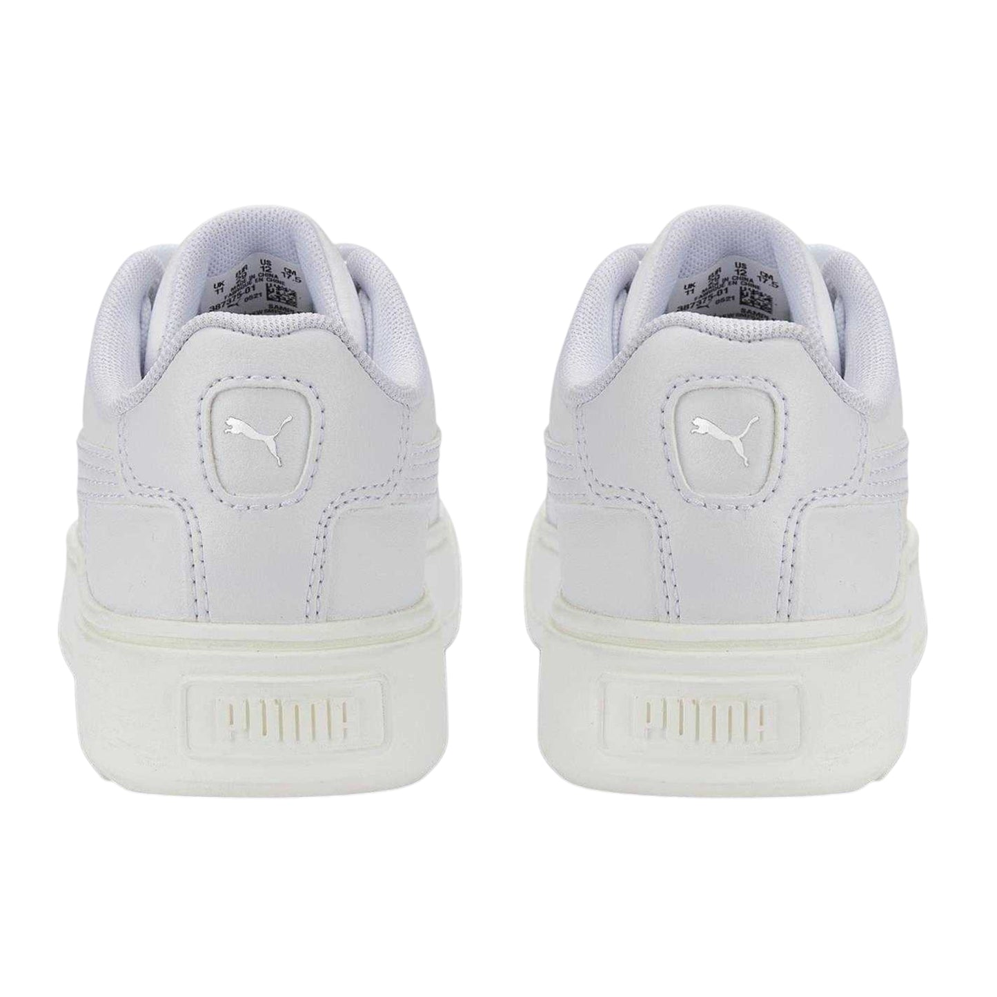 White - Back - Puma Girls Karmen Low Trainers