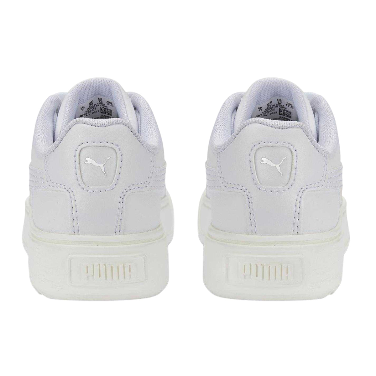 White - Back - Puma Girls Karmen Low Trainers