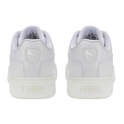 White - Back - Puma Girls Karmen Low Trainers