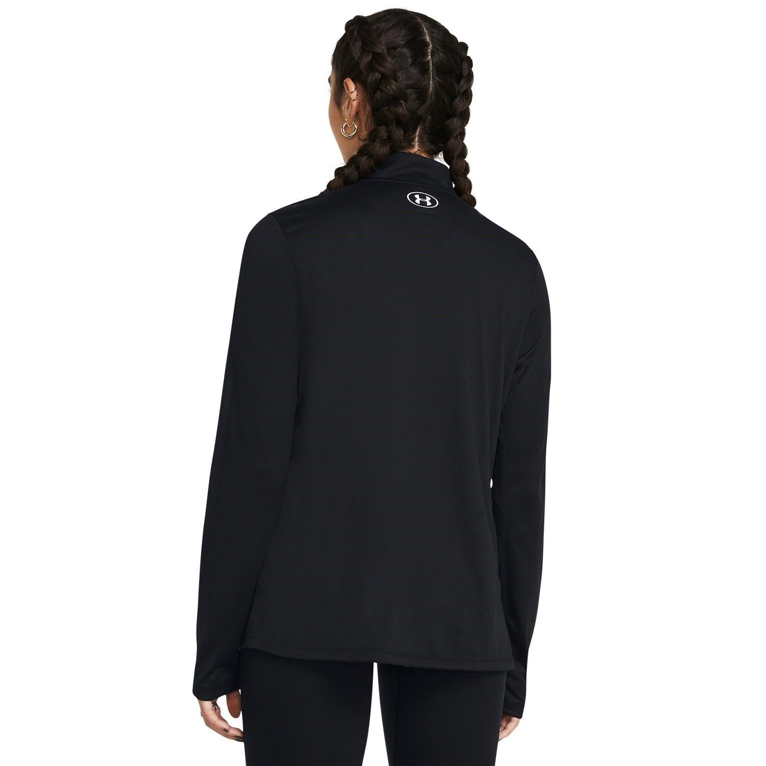 Black - Lifestyle - Under Armour Womens-Ladies Tech Half Zip Top