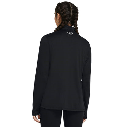 Black - Lifestyle - Under Armour Womens-Ladies Tech Half Zip Top