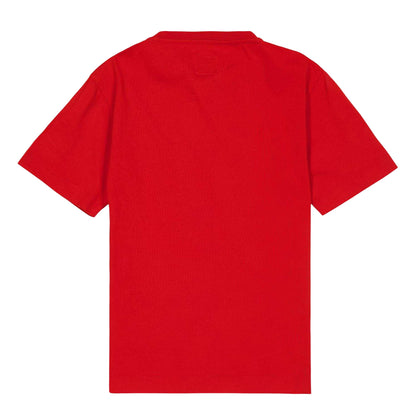 Red - Back - C.P. Company Boys Stitch Logo Regular T-Shirt