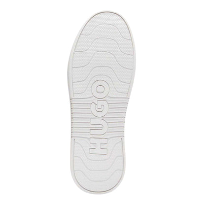 White - Lifestyle - Hugo Boss Mens Tenn Leather Flat Trainers