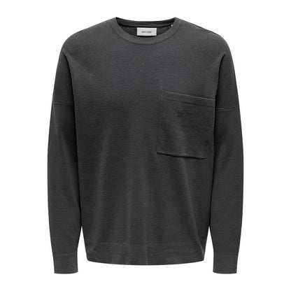 Magnet - Front - Only Mens Crew Neck Relaxed Fit Sweatshirt