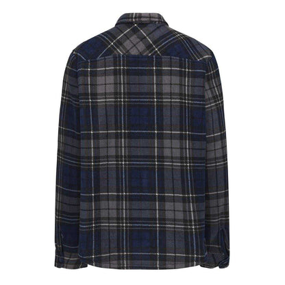 Navy - Back - SoulCal Mens Plaid Polyester Shacket