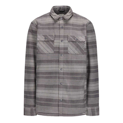 Grey - Front - SoulCal Mens Plaid Polyester Shacket