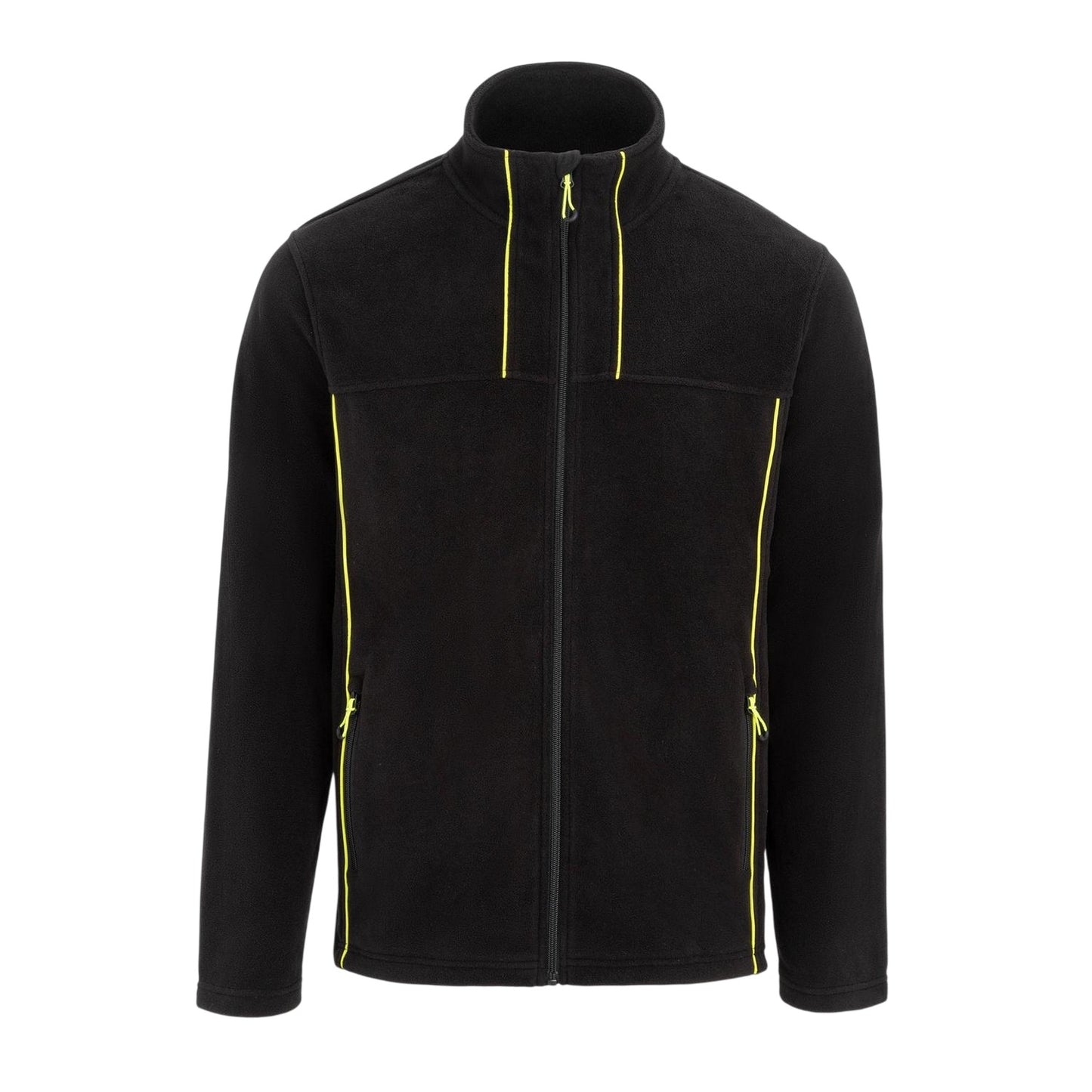 Black - Front - Dunlop Mens Fleece Jacket