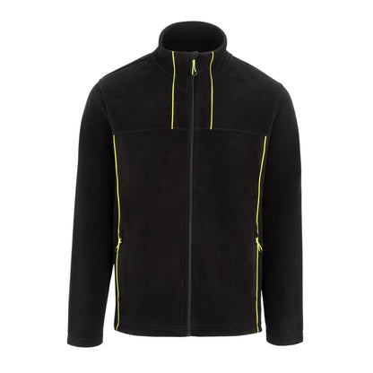 Black - Front - Dunlop Mens Fleece Jacket