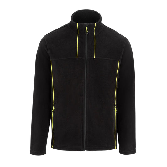 Black - Front - Dunlop Mens Fleece Jacket