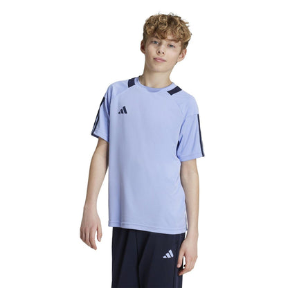 Blue-Legend Ink - Back - Adidas Childrens-Kids Sereno Aeroready T-Shirt