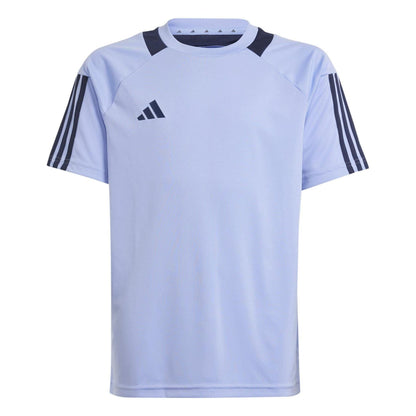 Blue-Legend Ink - Front - Adidas Childrens-Kids Sereno Aeroready T-Shirt