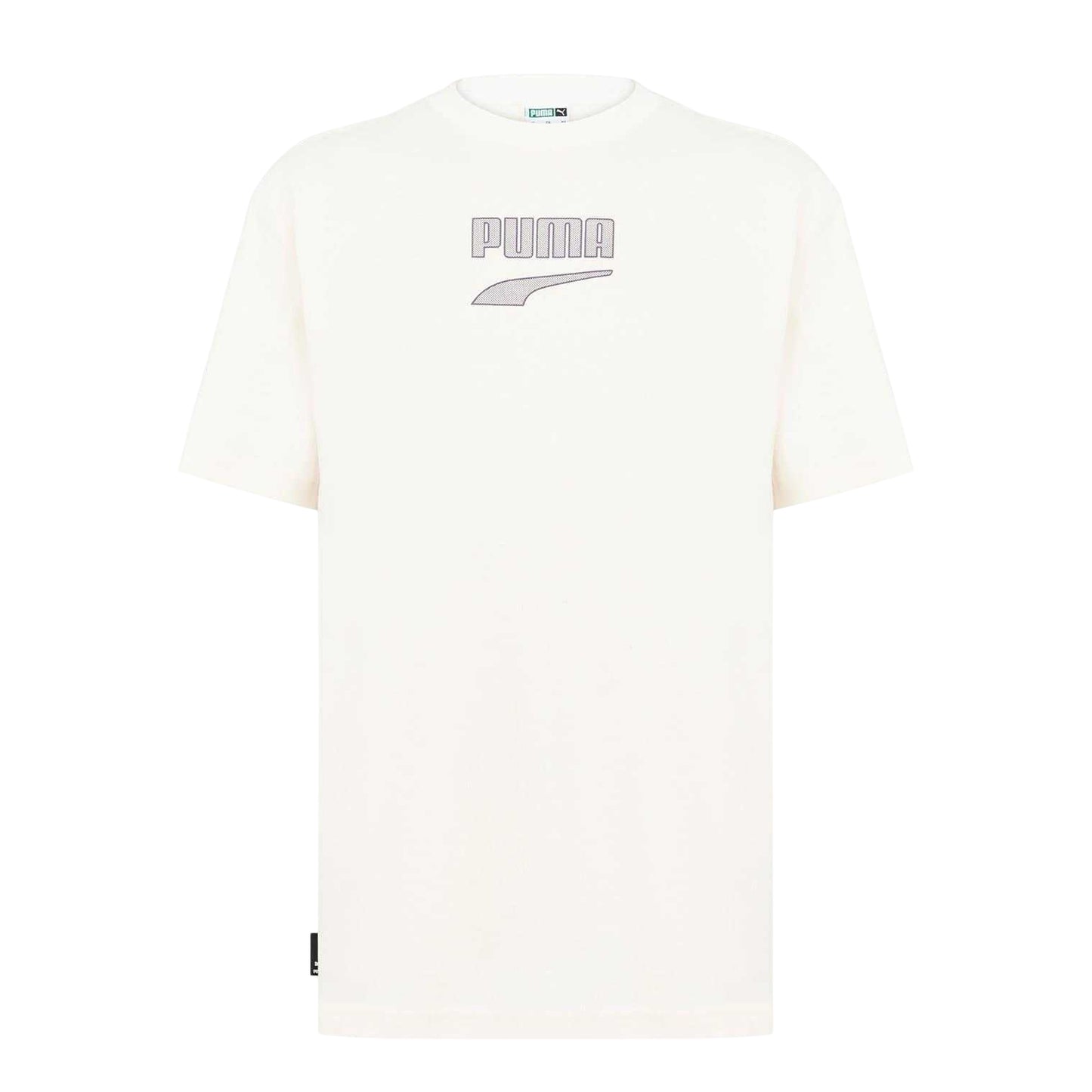Cream - Front - Puma Mens Downtown Oversized T-Shirt