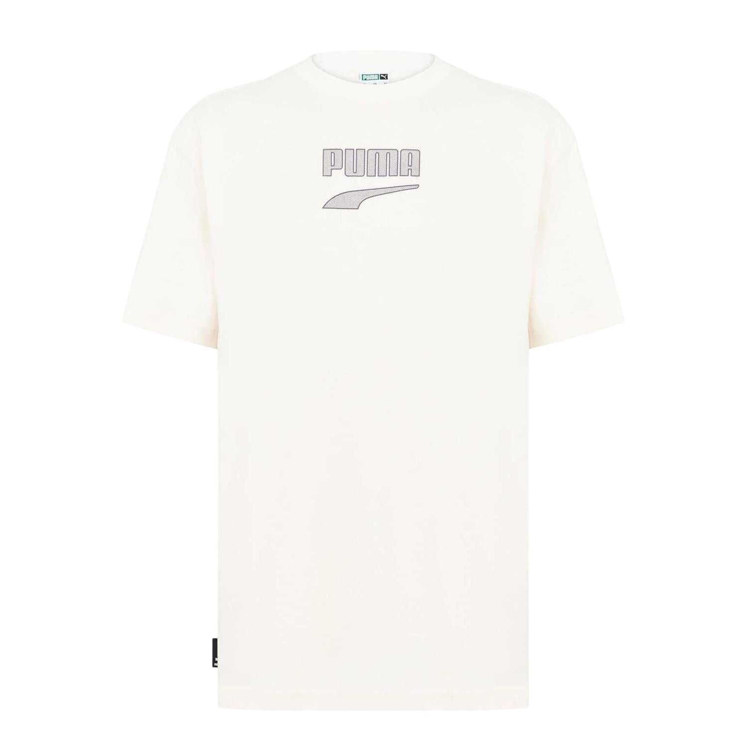 Cream - Front - Puma Mens Downtown Oversized T-Shirt