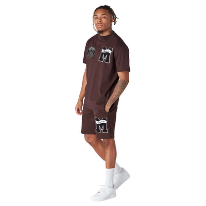 Brown - Back - Mercier Mens Academy Shorts