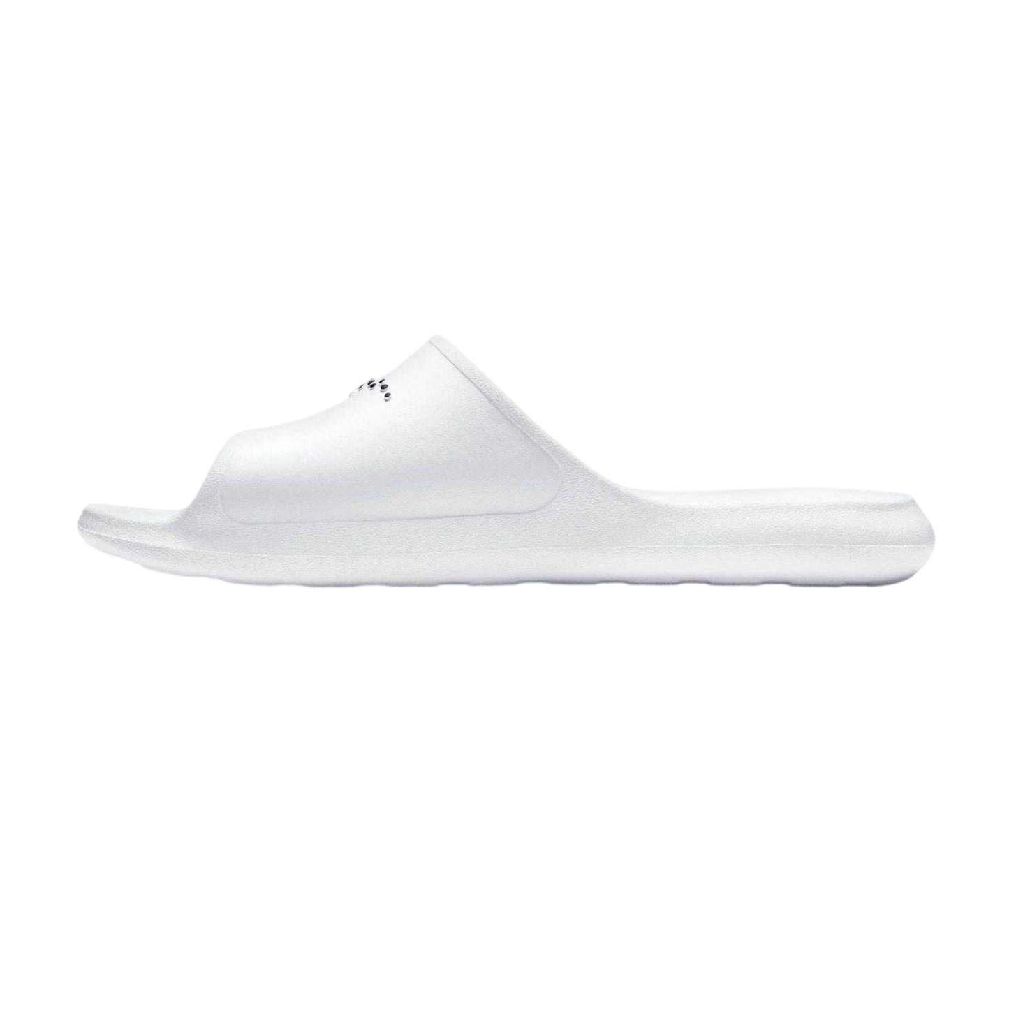 White-Black - Back - Nike Mens Victori One Swoosh Sliders