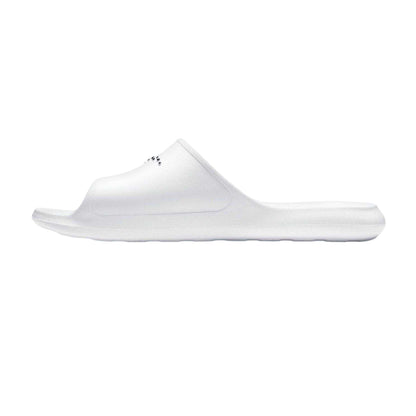 White-Black - Back - Nike Mens Victori One Swoosh Sliders