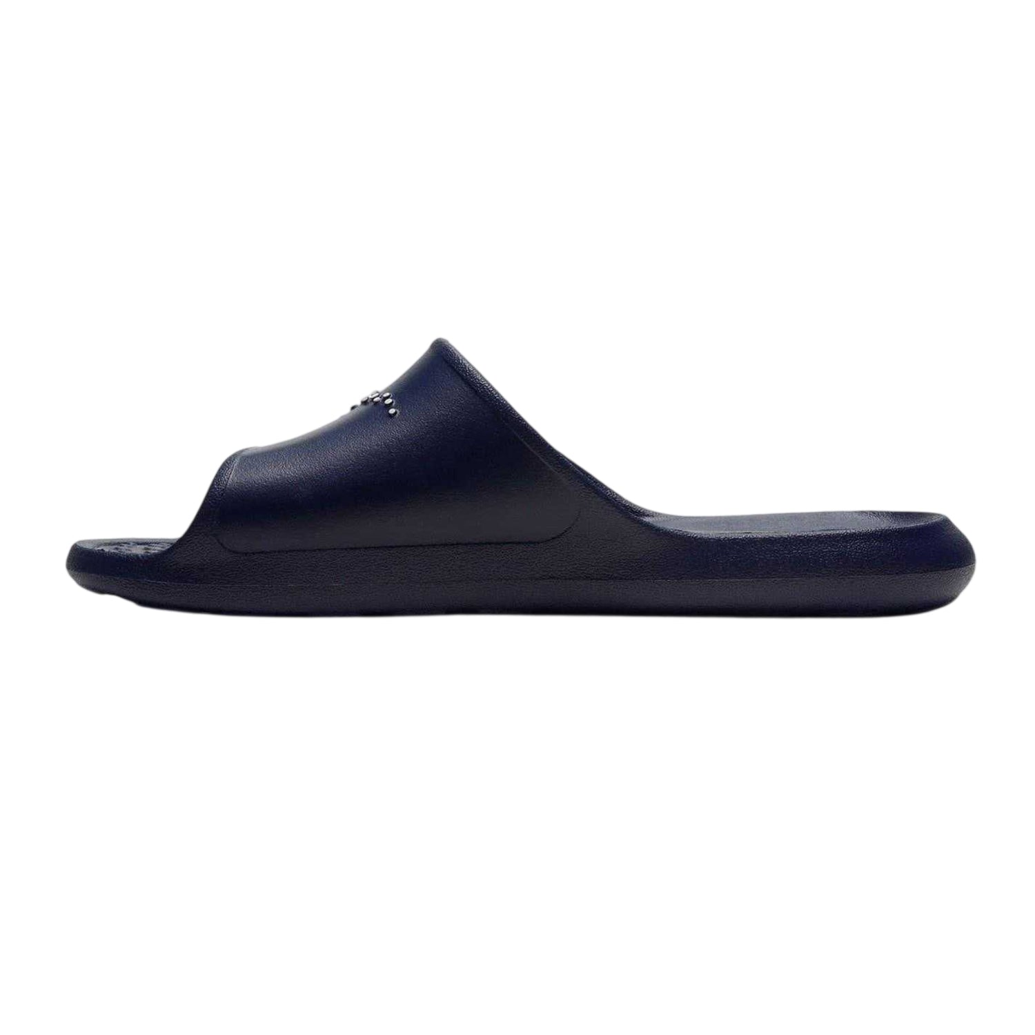 Navy-White - Back - Nike Mens Victori One Swoosh Sliders