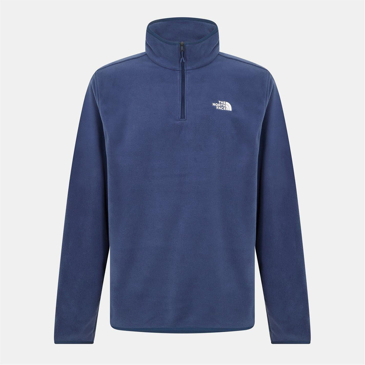 Navy - Front - The North Face Mens Glacier Fleece Quarter Zip Sweatshirt