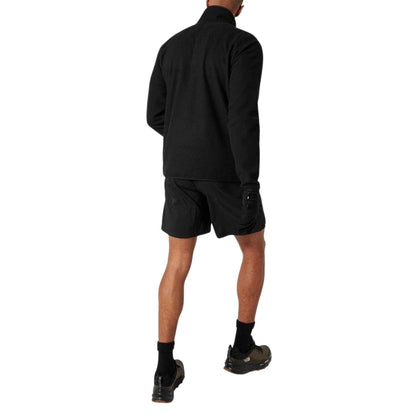Black - Pack Shot - The North Face Mens Glacier Fleece Quarter Zip Sweatshirt