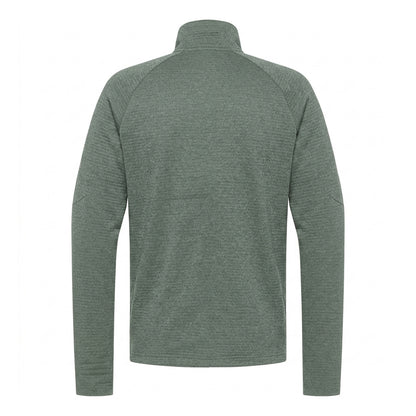 Slate Green - Back - Jack Wolfskin Mens Taiga Full Zip Fleece Jacket