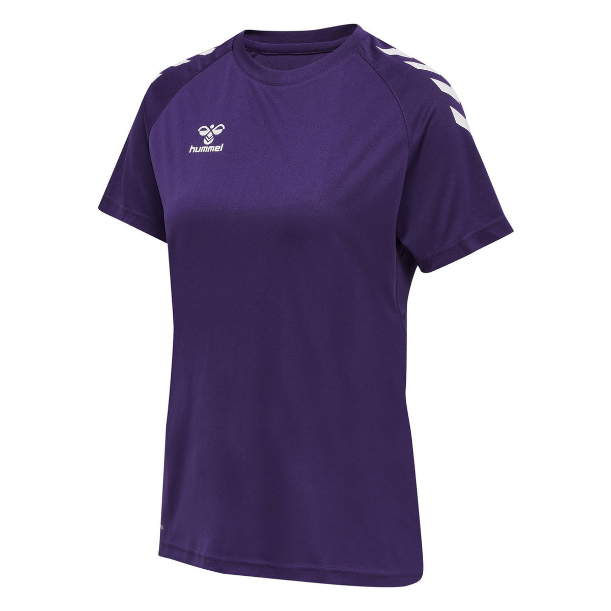 White - Side - Hummel Womens-Ladies Core XK T-Shirt