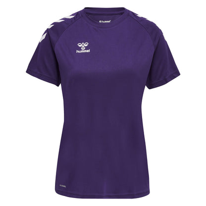 White - Front - Hummel Womens-Ladies Core XK T-Shirt
