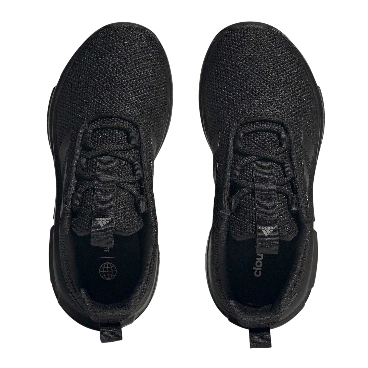 Triple Black - Lifestyle - Adidas Boys Racer TR21 3 Stripes Cloudfoam Trainers