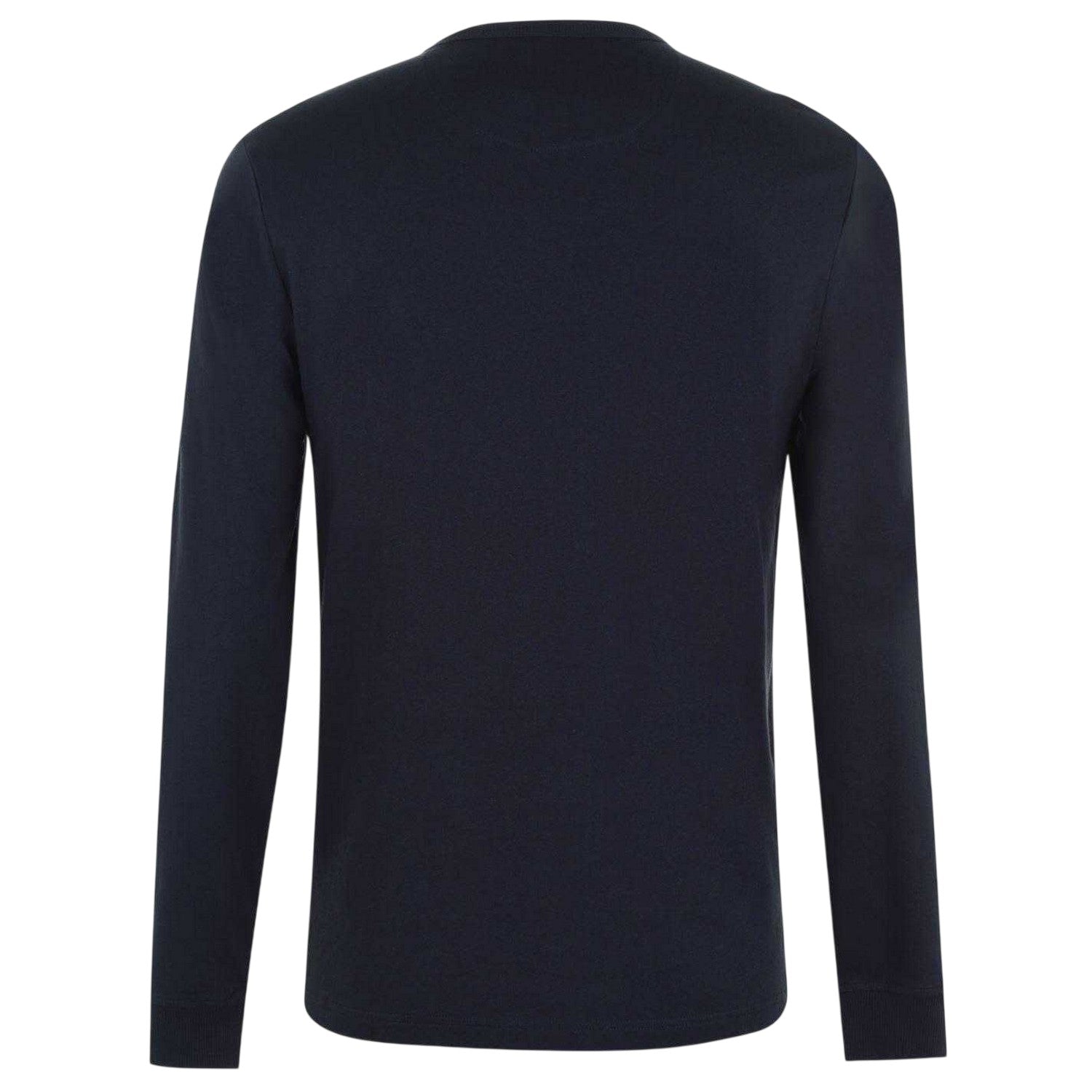 True Navy - Back - Farah Mens Dennis Long-Sleeved T-Shirt