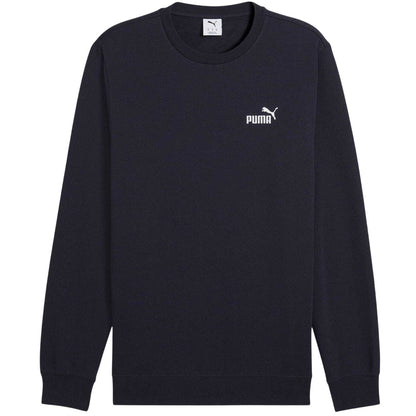 Navy - Front - Puma Mens Number 1 Relaxed Fit Sweatshirt