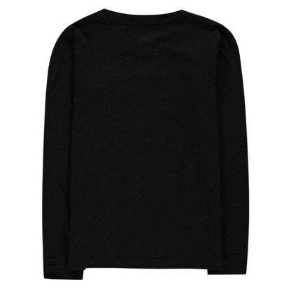 Black - Back - Levis Boys Batwing Logo Long-Sleeved T-Shirt