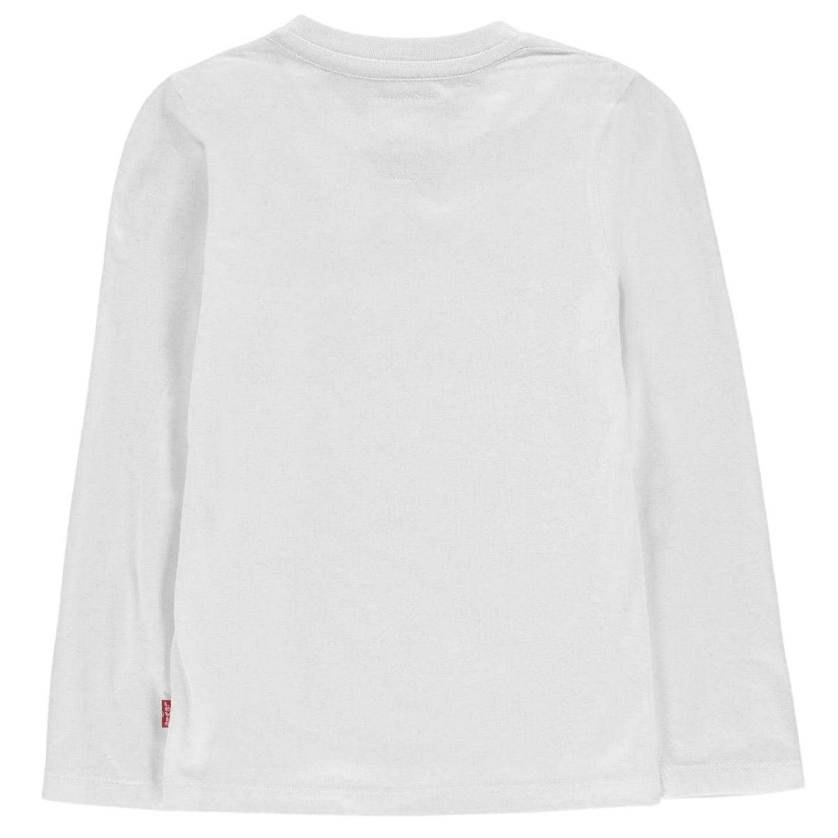 White - Back - Levis Boys Batwing Logo Long-Sleeved T-Shirt