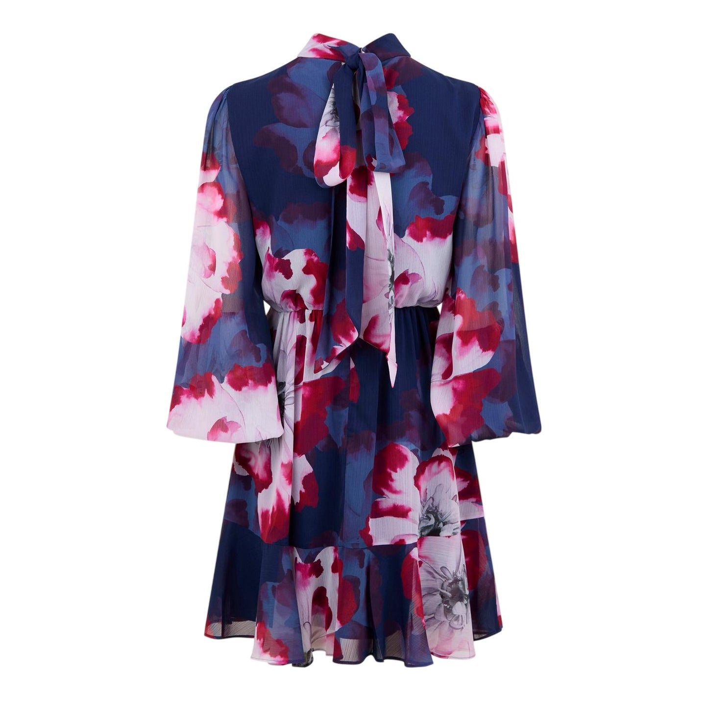 Navy - Back - Ted Baker Womens-Ladies A-line Mini Dress