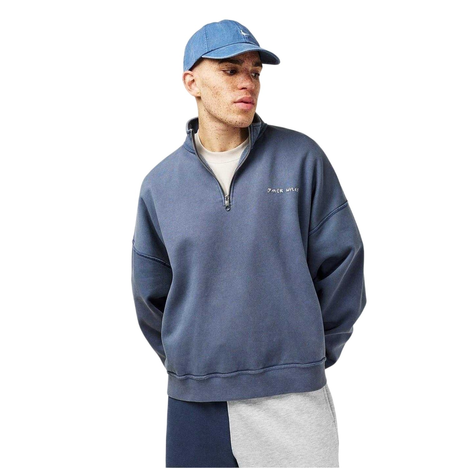 Night Sky - Side - Jack Wills Mens Fleece Sweatshirt