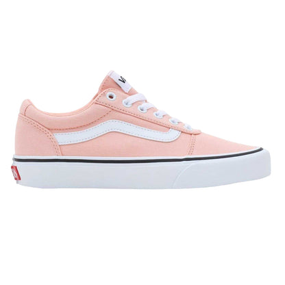 Tropical-Peach - Front - Vans Womens-Ladies Ward Canvas Trainers