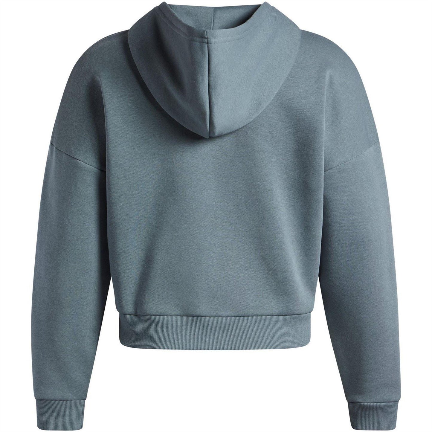 Blue - Back - Under Armour Womens-Ladies Rival Hooded Relaxed Fit Sweatshirt