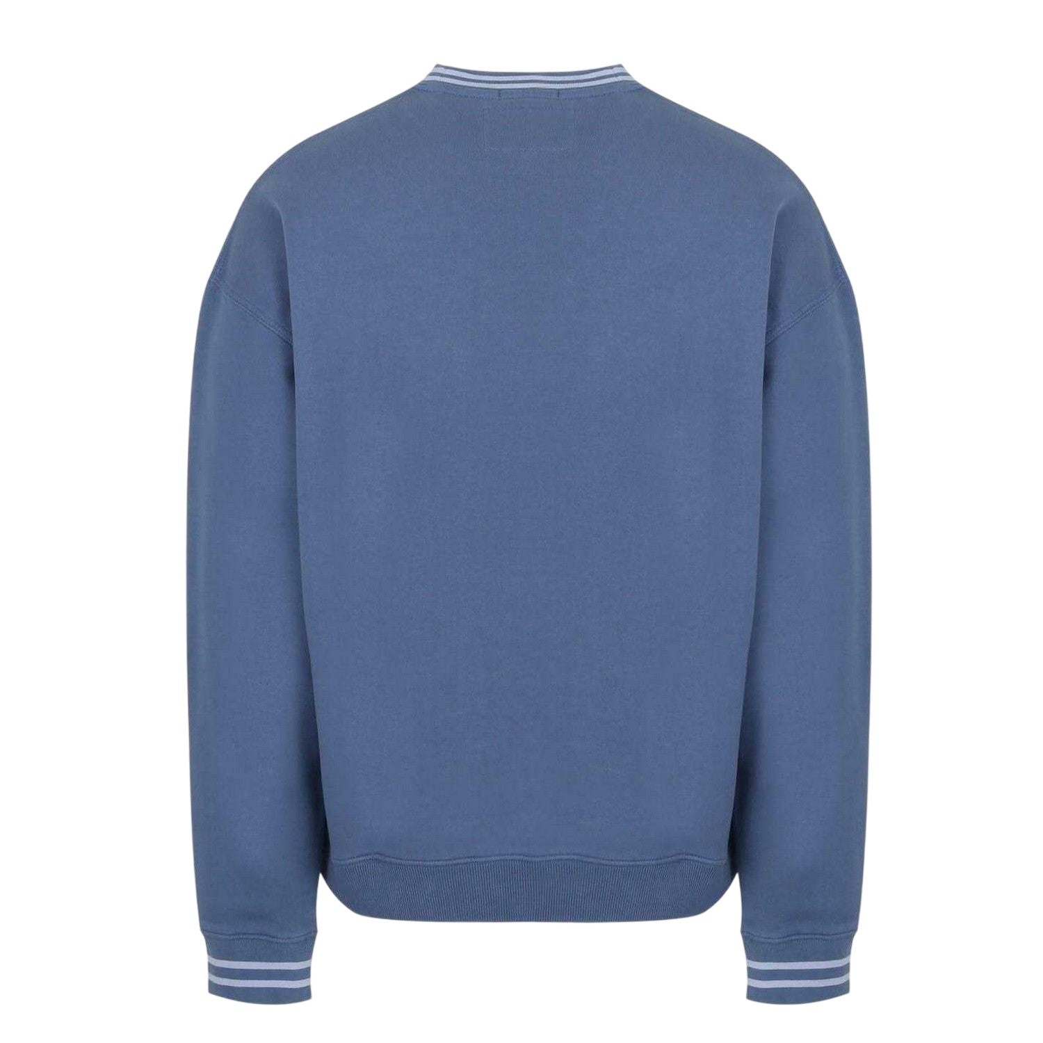Steel Blue - Back - Jack Wills Mens Graphic Print Drop Shoulder Relaxed Fit Sweatshirt