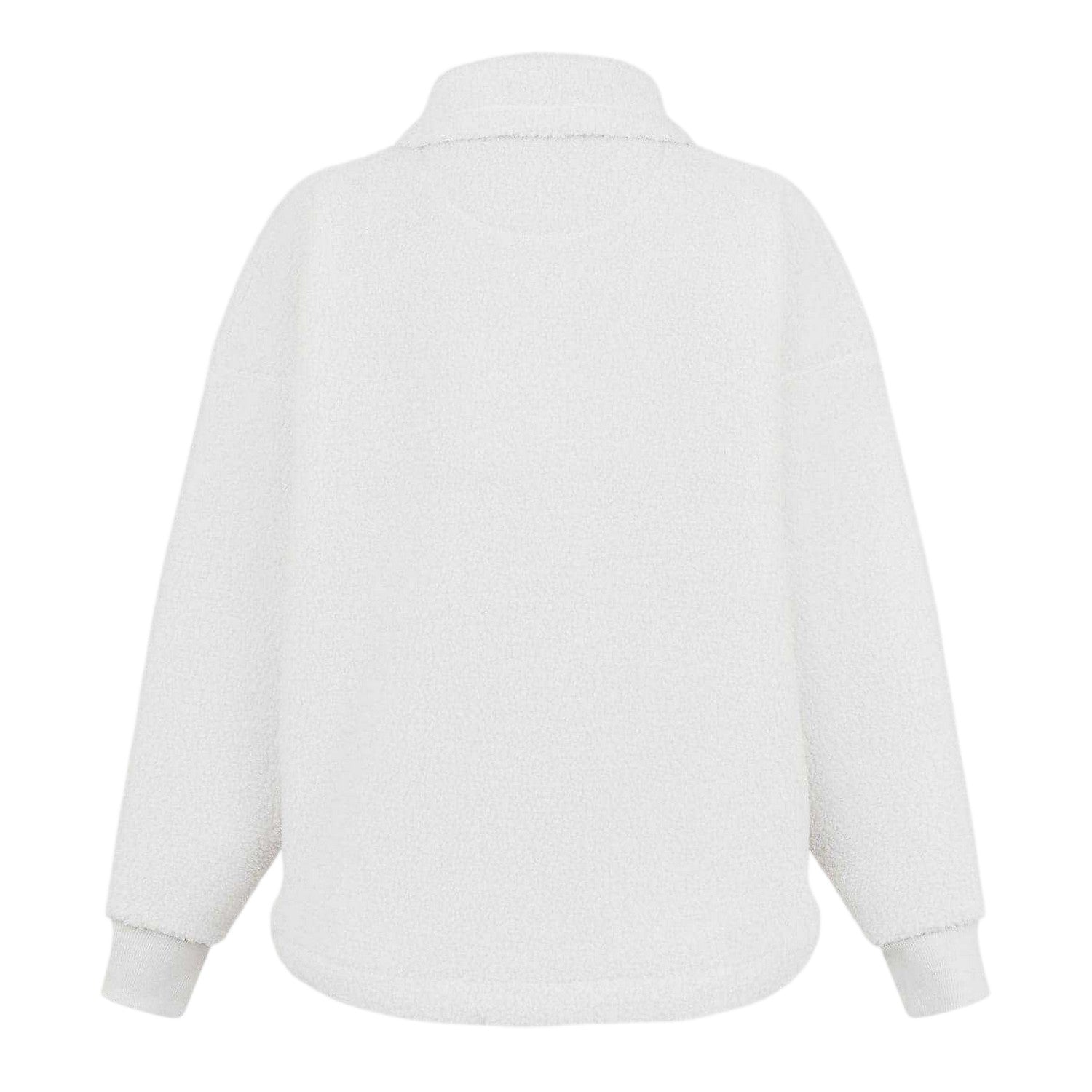 Vintage White - Back - Jack Wills Womens-Ladies Fleece Drop Shoulder Sweatshirt