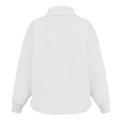 Vintage White - Back - Jack Wills Womens-Ladies Fleece Drop Shoulder Sweatshirt