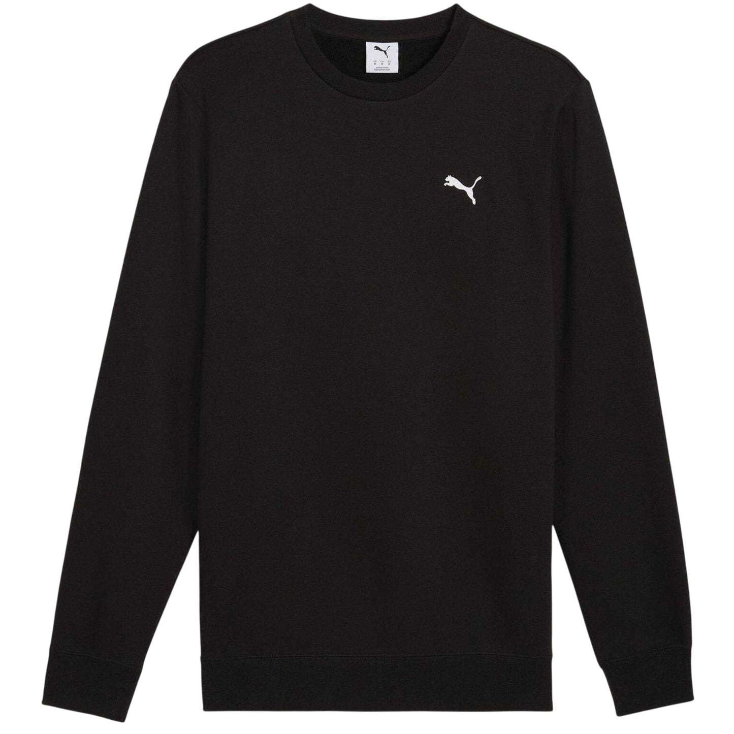 Puma Black - Front - Puma Mens ESS Fleece Sweatshirt