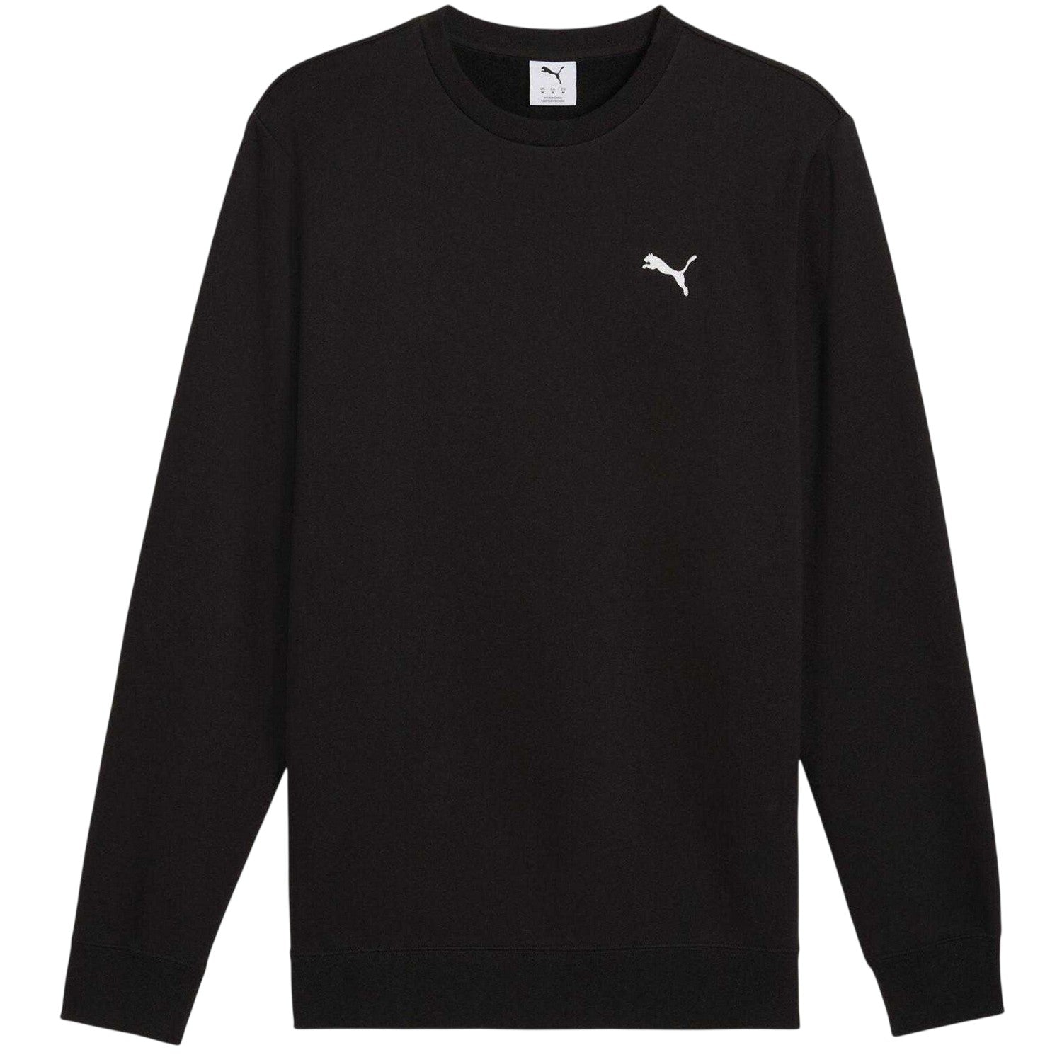 Puma Black - Front - Puma Mens ESS Fleece Sweatshirt