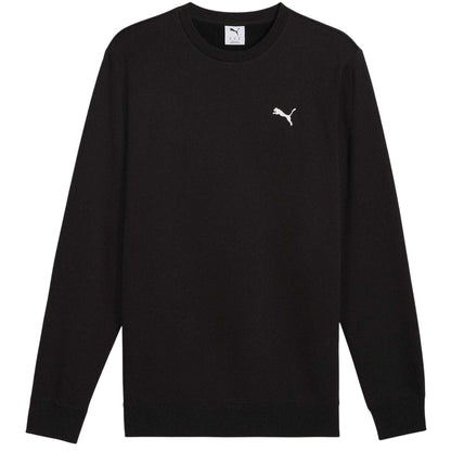 Puma Black - Front - Puma Mens ESS Fleece Sweatshirt
