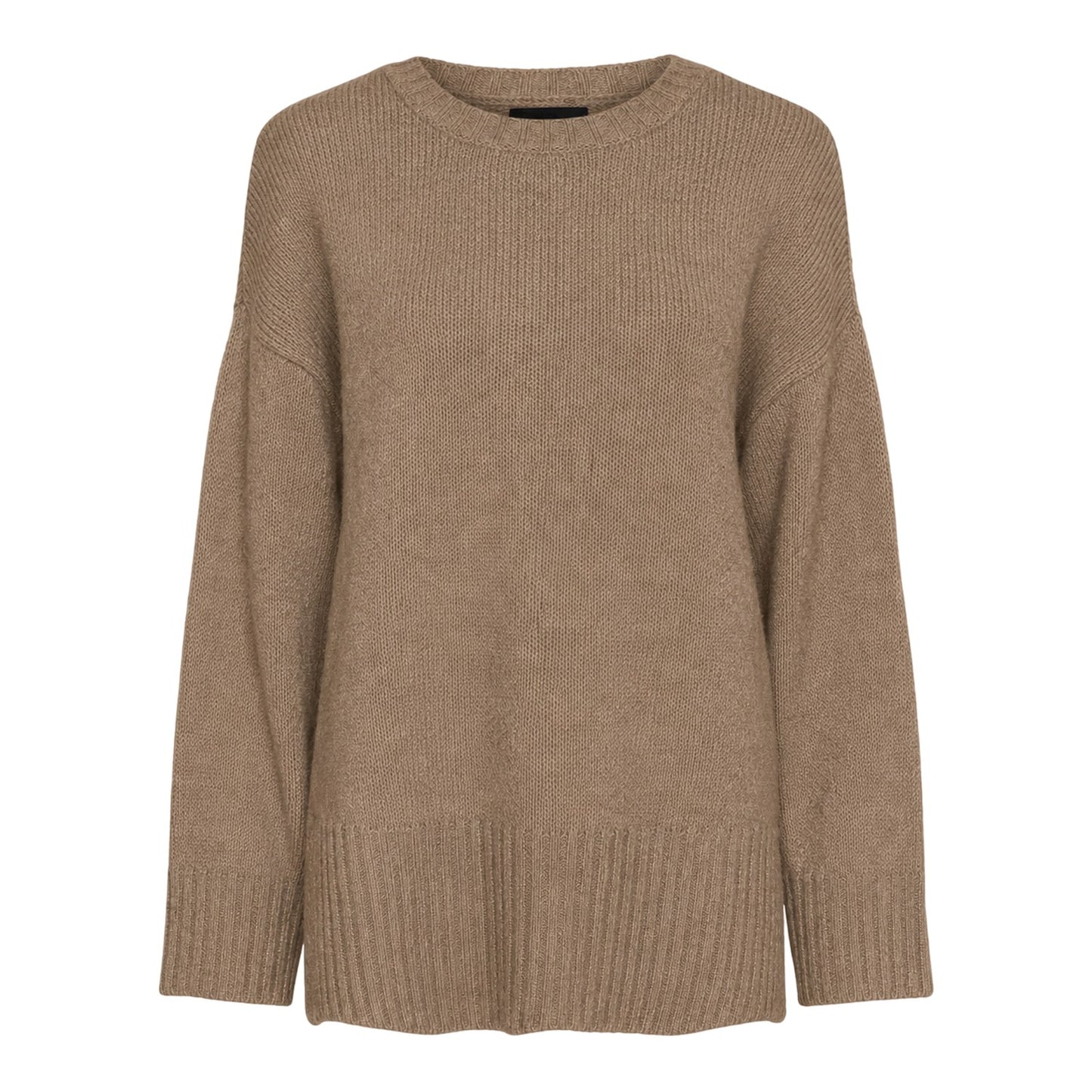 Fossil - Front - Pieces Unisex Adult Drop Shoulder Relaxed Fit Jumper