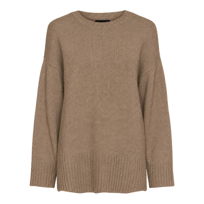 Fossil - Front - Pieces Unisex Adult Drop Shoulder Relaxed Fit Jumper