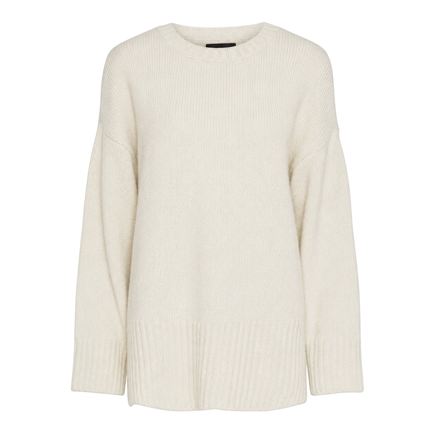 Birch - Front - Pieces Unisex Adult Drop Shoulder Relaxed Fit Jumper